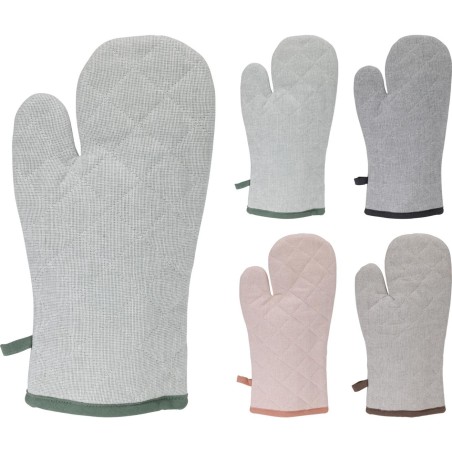 Ovenhandschoen 32x16cm 4 ass. kleur