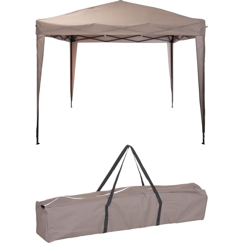 Partytent vouwbaar 300xh250cm taupe