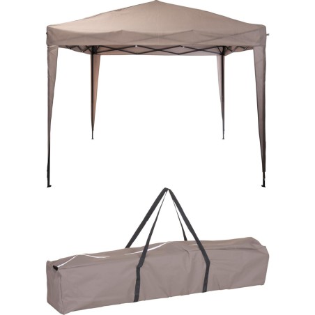 Partytent vouwbaar 300xh250cm taupe