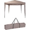 Partytent vouwbaar 300xh250cm taupe