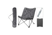 Campingstoel opvouwbaar grijs