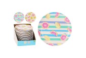 Bord plat melamine Ø20cm fruit