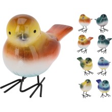 Vogel porselein 9cm 8ass.