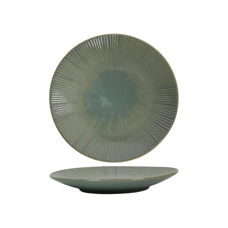 Dinerbord lines ocean blauw/groen Ø28cm