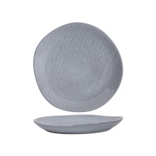 Dinerbord woven textiel grijs Ø27cm