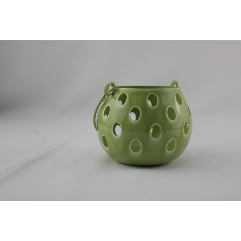 Lantaarn M groen 13x13x10cm