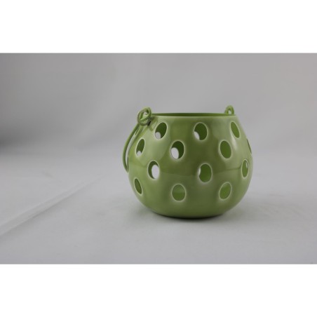 Lantaarn M groen 13x13x10cm