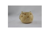 Lantaarn beige 11x11x8,5cm