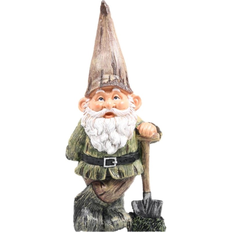 Tuinkabouter met schep 18x12x39cm