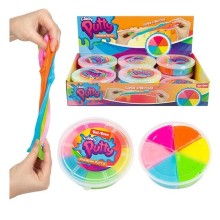 Toi Toys Crazy Putty Regenboog 6 kleuren