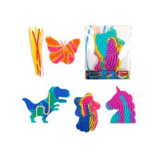 Fun Curly Board mini met 10 slierten