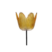 Waxinelichthouder tulp oranje Ø8,5cm