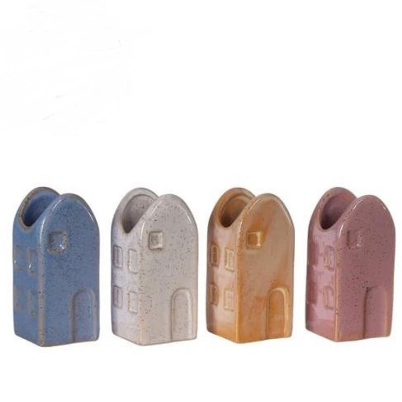 Bloemenvaas huisje Valarta M 4x4x9cm