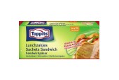 Toppits Sacs à lunch 1 litre refermables avec bande adhésive boîte de 50 pièces