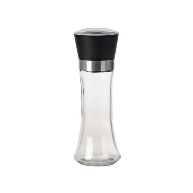 Peper-/zoutmolen glas Ø6,5xh18,7cm