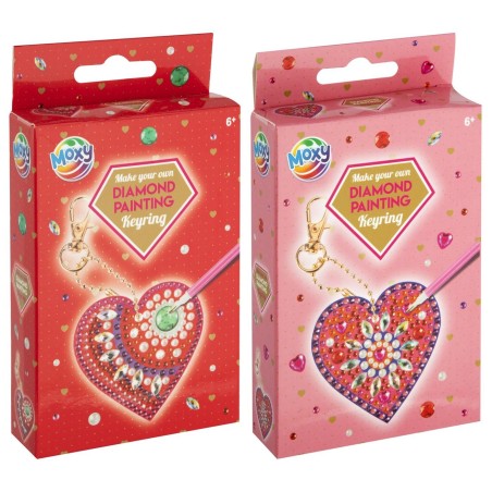 Moxy Diamond Painting sleutelhanger hart