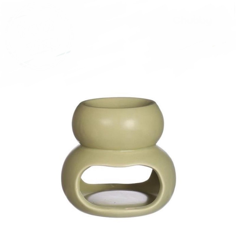 Chubby Geurbrander jade groen Ø10xH9cm