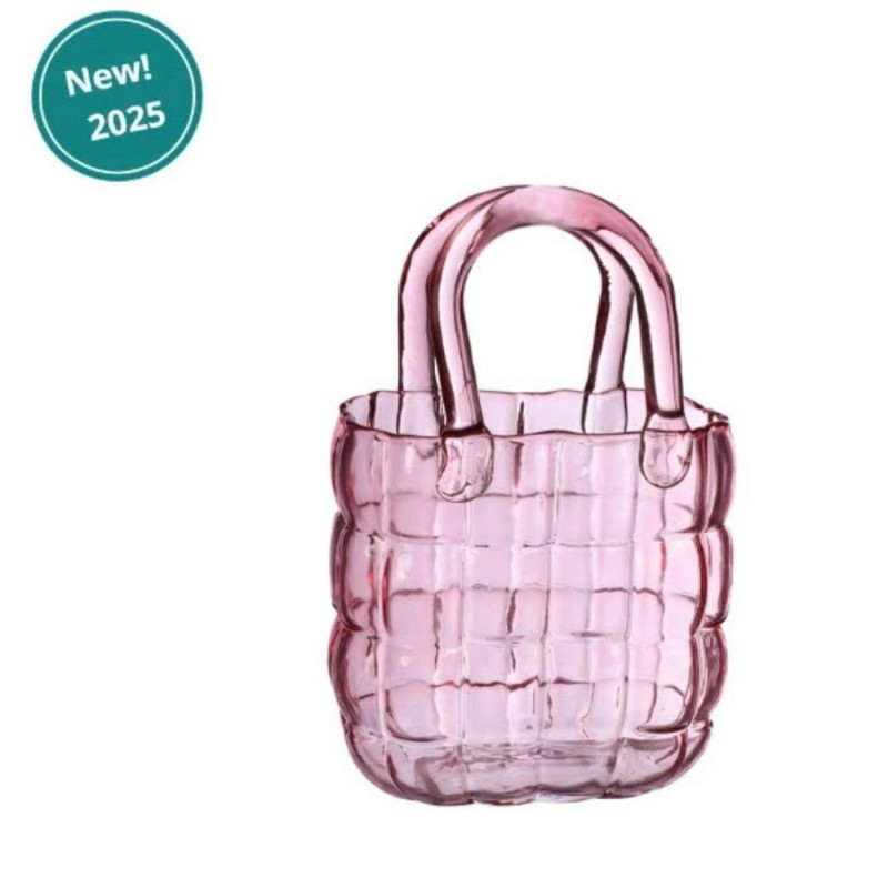 Handtas vaas Marais roze 14x9,5x22cm