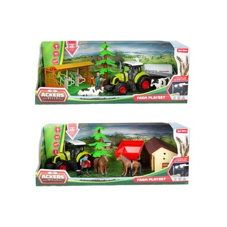 Boerderijset 7-delig met tractor + L-G