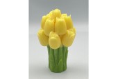 Geur tulpenbosje geel 10x6cm