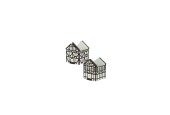 Bloempot Strassbourg wit 8,6x8xH10,5cm