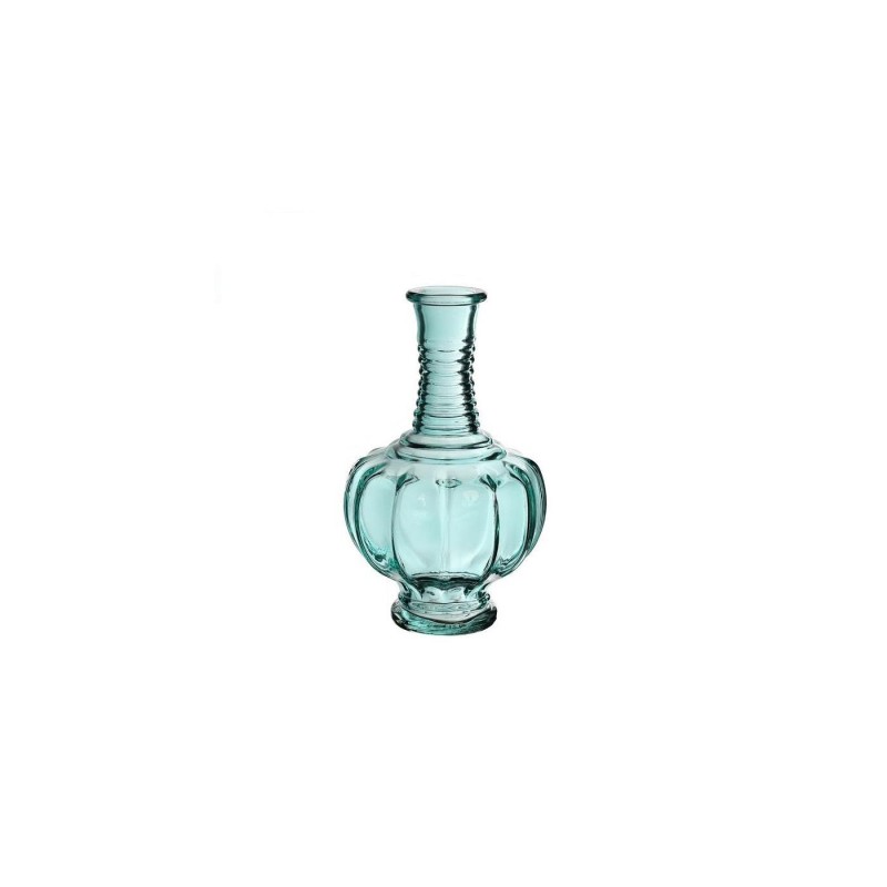 Trevi vaas glas Ø9xH15cm licht blauw