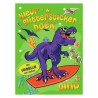 Kleur- en glitterstickerboek dino