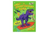 Kleur- en glitterstickerboek dino