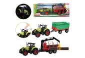 Toi Toys Tractor met aanhanger 37cm +L&G
