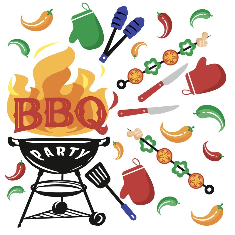 Duni Servetten BBQ Mix 33x33cm