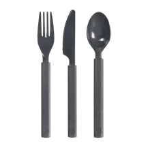 Duni Kunststof Bestekset 6-delig Granite