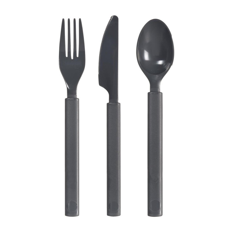 Duni Kunststof Bestekset 6-delig Granite