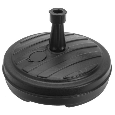 Parasolvoet vulbaar 13 liter zwart