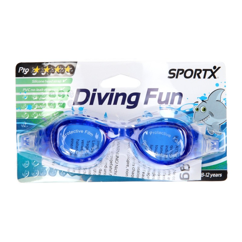 SportX Junior Zwembril Pro - Zwart