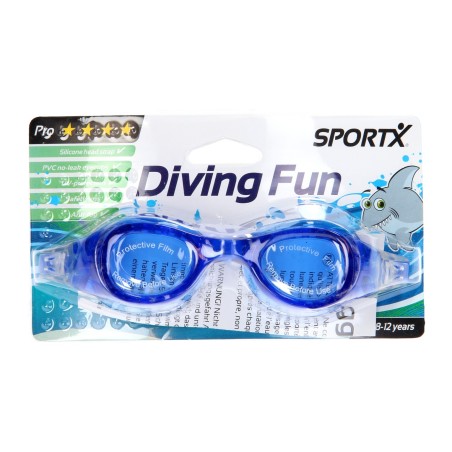 SportX Junior Zwembril Pro - Zwart