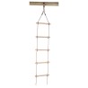 Touwladder met Houten Treden, 190cm
