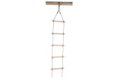 Touwladder met Houten Treden, 190cm
