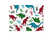 Inpakpapier Dino's, 3 mtr.