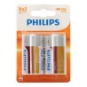 Philips Longlife Batterij Zinc D/R20, 2st.