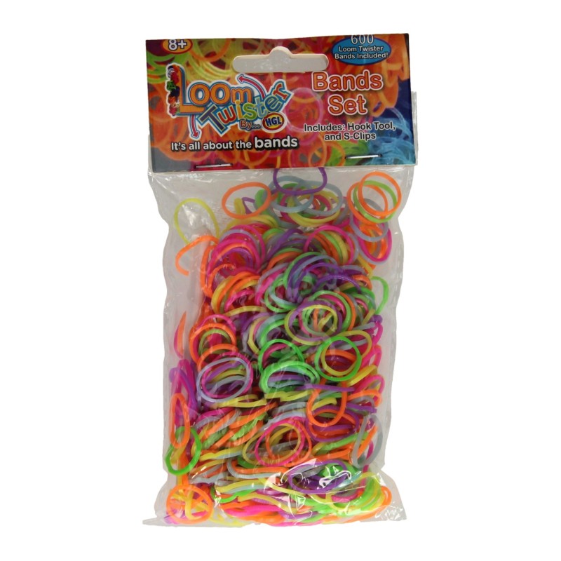 Loombands Glow in the Dark Set, 600st.