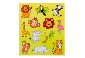 Stickervel Wilde Dieren
