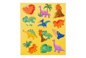 Stickervel Dinosaurus, 12st.