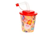 Beker met Deksel en Rietje Sinterklaas