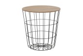 Bijzettafel Metaaldraad Zwart