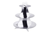 Etagere Karton Zilver, 3-laags