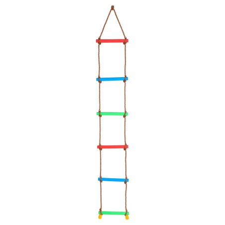 Touwladder met 6 Treden, 2mtr.