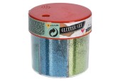 Glitter Set, 6 kleuren