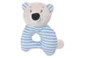 Baby Eco Pluche Rammelaar Beer - Blauw