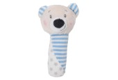 Baby Eco Pluche Rammelaar Beer Staaf - Blauw