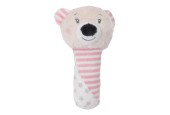Baby Eco Pluche Rammelaar Beer Staaf - Blauw